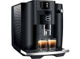 Cafetera superautomática - Jura E6, 15 bar, 1450 W, 2 tazas, Easy Cappuccino, Molienda profesional, Negro