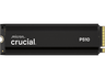 Disco duro SSD interno 2 TB - Crucial P510 PCIe Gen5 NVMe con Heatsink, Interno, M.2, Vel. Escritura 9500 MB/s, Vel. Lectura 11000 MB/s, Negro