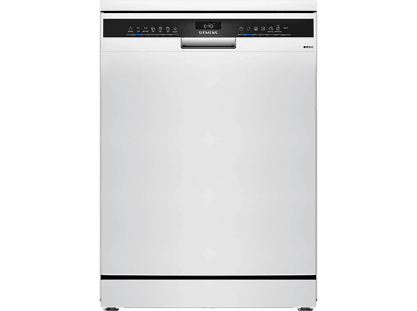 Lavavajillas - Siemens SN23EW03ME, 14 servicios, 6 programas, 60 cm, Home Connect, Blanco