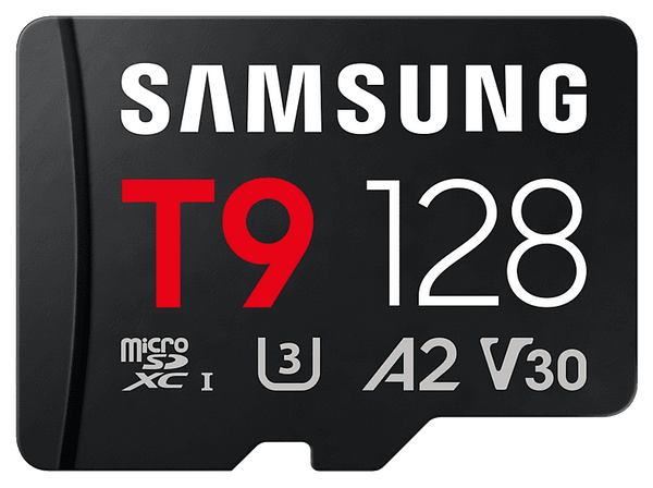 Tarjeta Micro SDXC - Samsung MB-MH128T, 128 GB, Lectura hasta 200 MB/s, UHS Clase 3, A2, V30, Negro