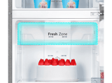 Frigorífico dos puertas - Midea KFK 531 E NF IN, No Frost, 169.6 cm Alto, 325 l, Descongelación automática,  Multi Air Flow, Fresh Box, LED, Inox