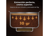 Cafetera superautomática - Cecotec Cremmaet Cube Red, 19 bar, 1350 W, 1.1l, Rojo