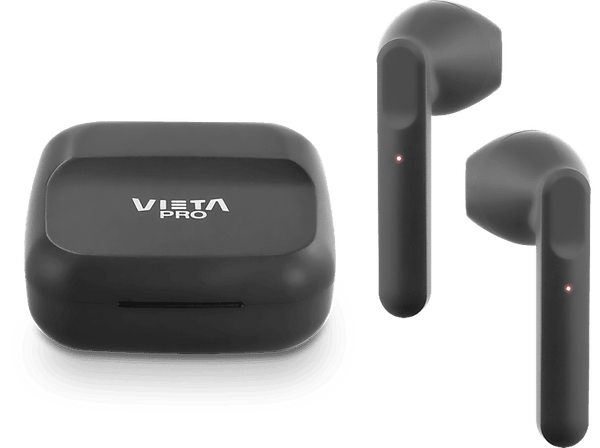 Auriculares True Wireless - Vieta Pro Done 4, Hasta 20 h, IPX 4, Touch Control, Negro