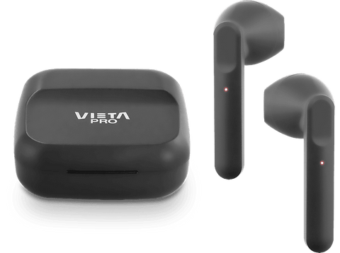 Auriculares True Wireless - Vieta Pro Done 4, Hasta 20 h, IPX 4, Touch Control, Negro