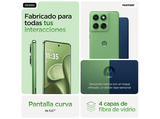 Móvil - motorola edge 60, Shamrock, 512 GB, 12 GB RAM, 6.67 pOLED, MediaTek Dimensity 7300, 5200 mAh