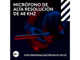 Auriculares gaming - Logitech G A20 X Lightspeed, Bluetooth, PS5-XBOX-Switch-PC, Playsync, Micrófono extraíble, Personalizable, Lightsync, Negro