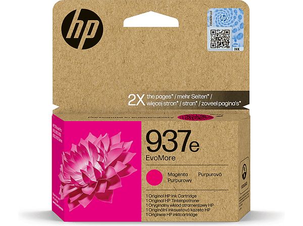 Cartucho de Tinta Original HP EvoMore 937e magenta