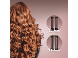 Moldeador - Cecotec AirGlam 14in1 Flex Black, 14 Cabezales intercambiables, Revestimiento Queratina, Negro