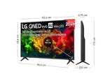 TV QNED Mini LED 50 - LG 50QNED81B6C, UHD 4K, Procesador Inteligente α7 AI Processor 4K Gen9, Smart TV, DVB-T2 (H.265), Negro