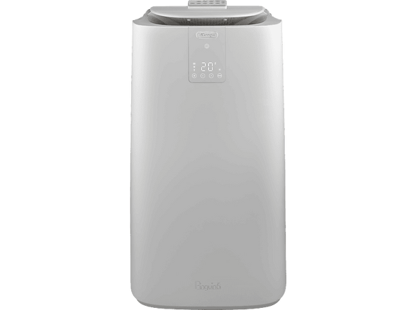 Aire acondicionado portátil - De'Longhi PAC AP98 GENTLEJET, 11500 BTU/h, 3 velocidades, 100 m³, 62 dB (A), Temporizador, Blanco marfil