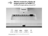 Monitor - LG 43SQ700S-WA, 43 UHD 4K, 60Hz, 15 ms, Smart Monitor, IPS, USB-C, HDR10, webOS 22, Blanco