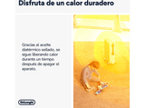 Radiador - De'Longhi Radia-s Easytronic TRRSE1225, 2500W, Sistema de aceite, Termostato de seguridad, 12 Elementos, Blanco