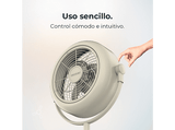 Ventilador de pie - Cecotec EnergySilence 250 ClassicStyle, 25 W, 10 (25 cm), 2 velocidades, 3 aspas, Oscilante, Retro, Beige