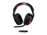 Auriculares gaming - Logitech G A20 X Lightspeed, Bluetooth, PS5-XBOX-Switch-PC, Playsync, Micrófono extraíble, Personalizable, Lightsync, Negro