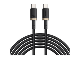 Cable USB - Baseus Dura, Tipo-C a Tipo-C, 100 cm, 240W, Carga rápida, Ultrarresitente, Negro y Dorado