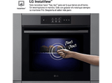 Horno a vapor - LG WSED7665B, Multifunción, Pirolítico, 76 L, 59.2 cm, EasyClean™ , ThinQ™,  Acero negro mate