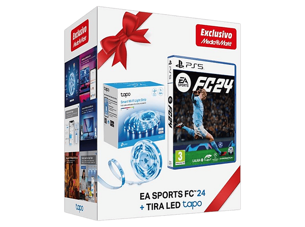 PS5 FC24 + Tira led Tapo L900-5 Smart WiFi