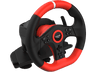 Volante - Vieta Pro Speedy, Cable, Gaming, Plug & Play, Rotación de 270º, Negro/Rojo