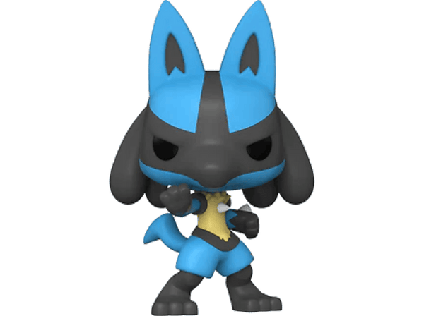 Figura Funko Pop! - Funko Pop! Games: Pokémon - Lucario, Vinilo, 9 cm