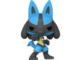 Figura Funko Pop! - Funko Pop! Games: Pokémon - Lucario, Vinilo, 9 cm