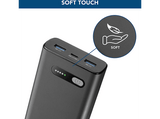 Powerbank - CellularLine FAST, 20000 mAh, 20W, USB-C, Carga rápida, Negro