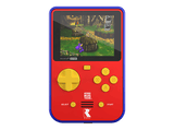Consola retro portátil - Koch Media HyperMegaTech Rare Super Pocket, Pantalla LCD 2.8, Hasta 4h de autonomía, USB-C, Rojo y azul