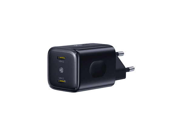 Cargador de pared - Baseus PicoGo, Carga rápida simultánea, Tipo C, 45W, Universal, Negro