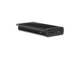 Powerbank - Xtorm Go2 XG2S101, 10000 mAh, 1x USB-C, 1x USB-A, 15W, Mosquetón y Panel Solar, Negro