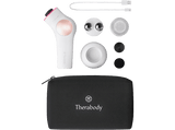 Masajeador facial - Therabody TheraFace PRO, Para Cara, Terapia de luz LED, Microcorriente, Limpieza Profunda, Blanco