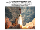 TV OLED 55 - LG OLED55G54LW, OLED 4K, Procesador Inteligente α11 AI Processor 4K Gen2, Smart TV, Rocky Black