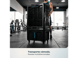 Ventilador industrial - Cecotec AirIndustry 150000, 150 L, 20.000 m³/h, 800 W, Panel táctil, Mando, Temporizador 12 h, Negro