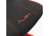 Silla gaming - Woxter Station Alien v2.0, Hasta 150 kg, Reposabrazos Fijos, Ruedas Antiarañazos, Rojo
