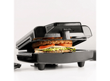 Sandwichera - Taurus Miami Legend Ver II, 3 placas desmontables e intercambiables: sándwich, grill y gofre, Antiadherente, 900 W, Plateado