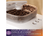 Cafetera express - Philips Baristina Variety BAR320/00, 16 Bar, 2 Compartimentos Grano, Molinillo Cerámico, Espresso y Lungo, 1,2 L, 3 Años Garantía