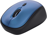 Ratón inalámbrico - Trust Yvi+, RF Wireless, 1600 dpi, 83% de plástico reciclado, Azul