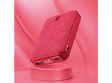 Powerbank - CellularLine GLAM, 10000 mAh, 20W, USB A + Tipo C, Rojo