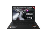 Portátil - LG Gram 14Z95U-G.AU85BN Copilot+ PC, 14" WUXGA, AMD Ryzen™ AI 7 450 50 TOPS, 32GB RAM, 512 GB SSD, Windows 11 Home, Sin cargador