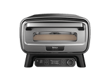 Mini horno - Ninja Artisan MO201EU, 1760 W, Hasta 370 ºC, 4 Programas, 5 Ajustes de Pizzas, Plata