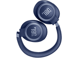 Auriculares inalámbricos - JBL Live 770, Cancelación ruido adaptativa, Autonomía 65h, Bluetooth, Azul