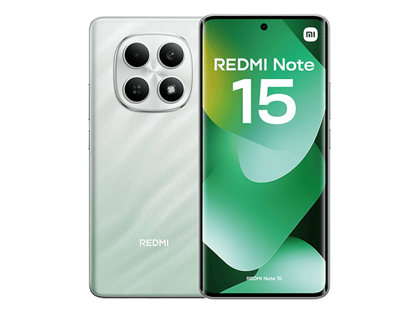 Móvil - Xiaomi Redmi Note 15, Verde bosque, 256 GB, 8 GB RAM, 6.77" AMOLED FHD+, MediaTek Helio G100-Ultra, 6000 mAh