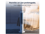 Climatizador evaporativo - Cecotec EnergySilence 2000 SkyCool, 60 W, 3 L, 3 velocidades, 41, Oscilación 50º, Difusor de aromas, Blanco