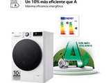Lavadora secadora - LG F4DR7011AGW, 11 kg/6 kg, 1400 rpm,  14 programas, AI Direct Drive™, TurboWash™360, Blanco