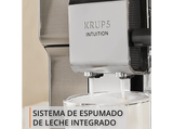 Cafetera superautomática - Krups Intuition Experience Hot&Cold, Pantalla táctil , 36 Recetas, Jarra de leche, Titanio, 15 bar, 2 tazas, Negro
