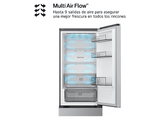 Frigorífico combi - LG GBBSJ10DPY, No Frost, 186 cm, 375 l, DoorCooling+™, Multi Air Flow™, Inox antihuellas