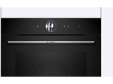 Horno a vapor - Bosch HRG7361B1, Convencional, Limpieza por agua, 71 l, Calor uniforme 4D, asistente  limpieza  EasyClean®, 60 cm, Negro