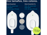 Jarra filtrante – BRITA Style Essential Arena, indicador LED, apta para lavavajillas, incluye 4 filtros MAXTRA PRO Pure Performance