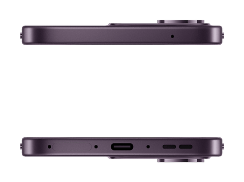 Móvil - OPPO Bundle Reno16 F, Púrpura Negro, 256 GB, 8 GB RAM, 6.57