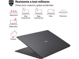 Portátil - LG 16ZB90R-G.AA75B, 16 WQXGA, Intel® Evo Core™ i7-1360P, 16GB RAM, 512 GB SSD, Windows 11 Home, Negro