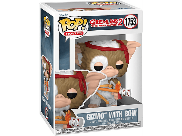 Figura Funko Pop! - Gremlins: Gizmo with Bow, Vinilo, 10 cm