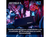 Altavoz inalámbrico - Sony ULT FIELD 5 (SRSULT50B), Bluetooth portátil, ULT POWER SOUND, 25 h, IP67, Resistente al agua, Correa, Con luces, Negro